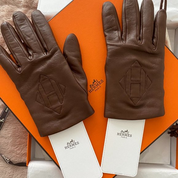HERMES Leather Gloves - Picture 7 of 10